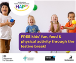 Happy Camps festive break flyer