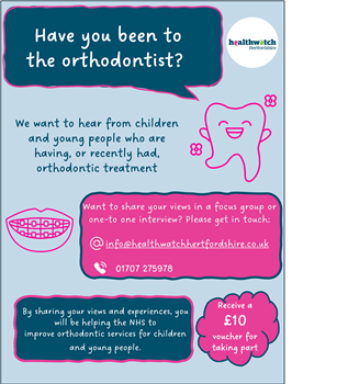 Healthwatch Orthodontics flyer