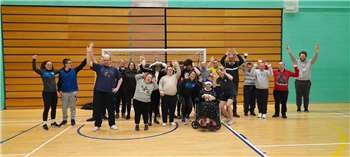 Inclusive united group photo