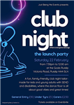 SEND club night flyer