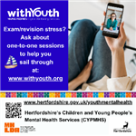 With Youth exam and revision stress