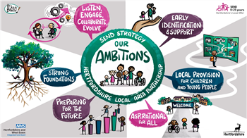 SEND strategy ambitions graphic