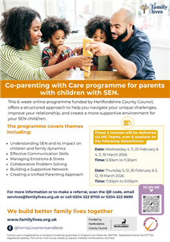 Family Lives coparenting with care